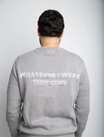 WEATHER GREY MÈLANGE CREW NECK