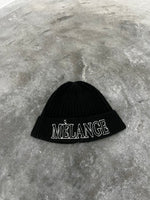 BLACK MÈLANGE BEANIE